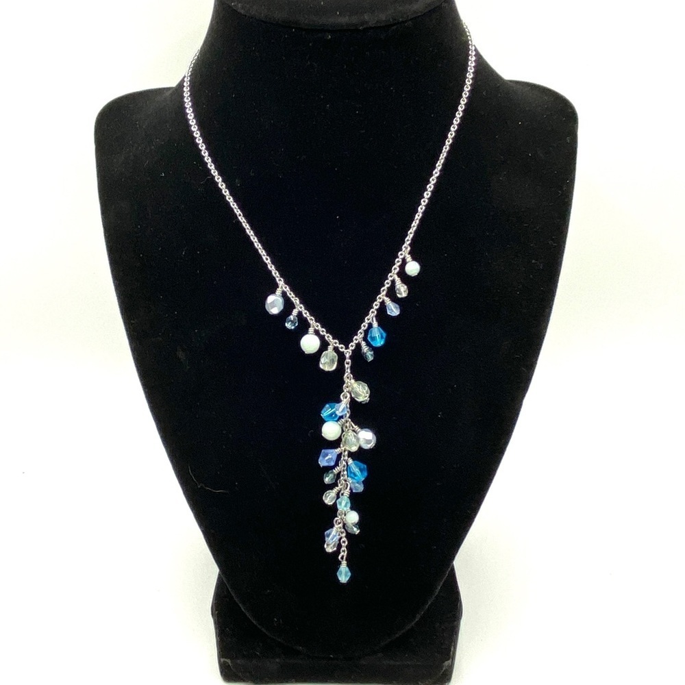 LIA SOPHIA Drop Necklace Dainty Glass Beads
